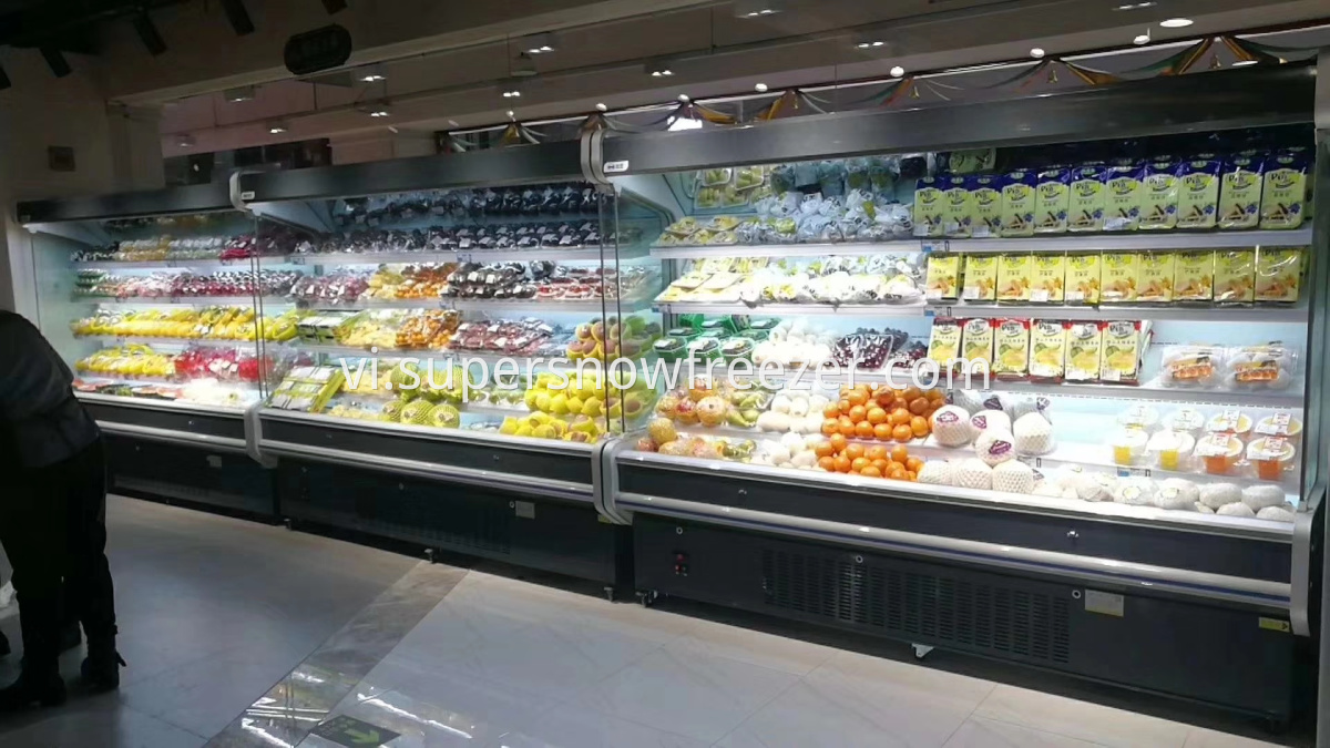 fruit display fridge